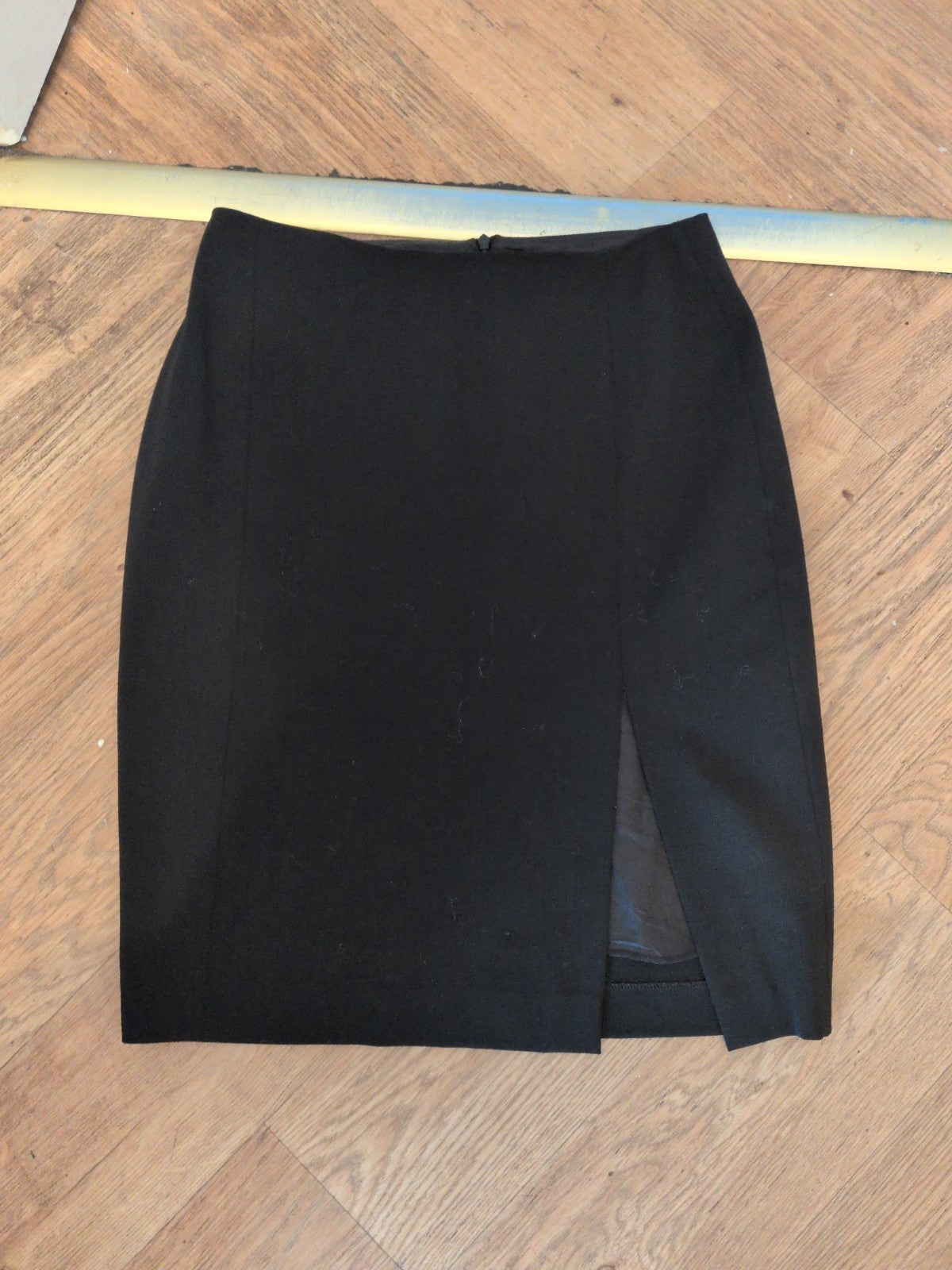 Ladies Size EU 42 Black Knee Length Skirt Lined
