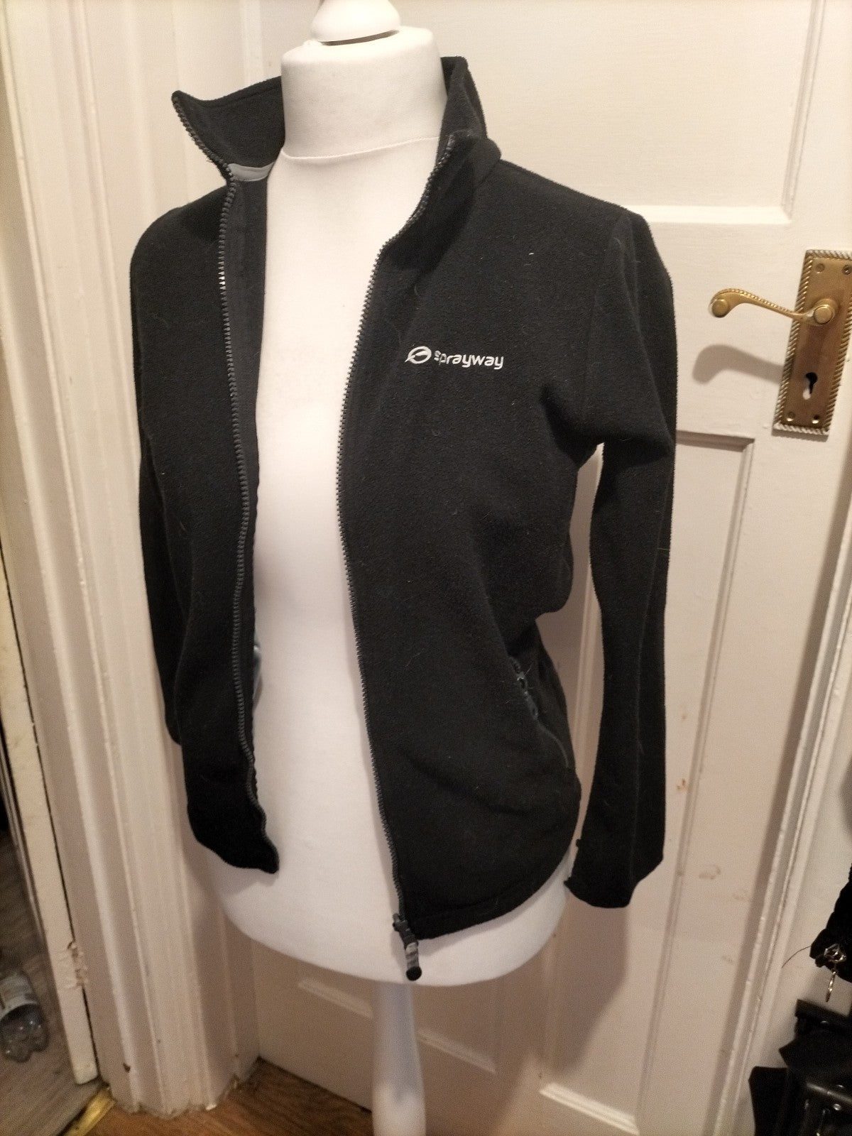 Boys Sprayway Age 12-13 Years Black Zip Through Jumper