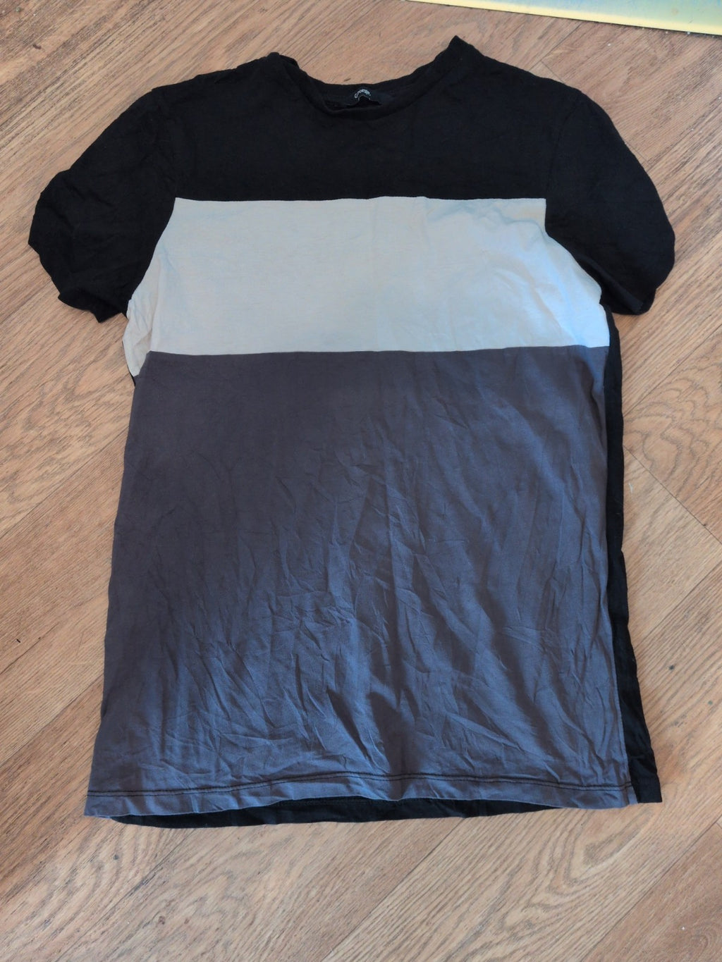 George 14-15 Years Grey White And Black Short Sleeve T-shirt