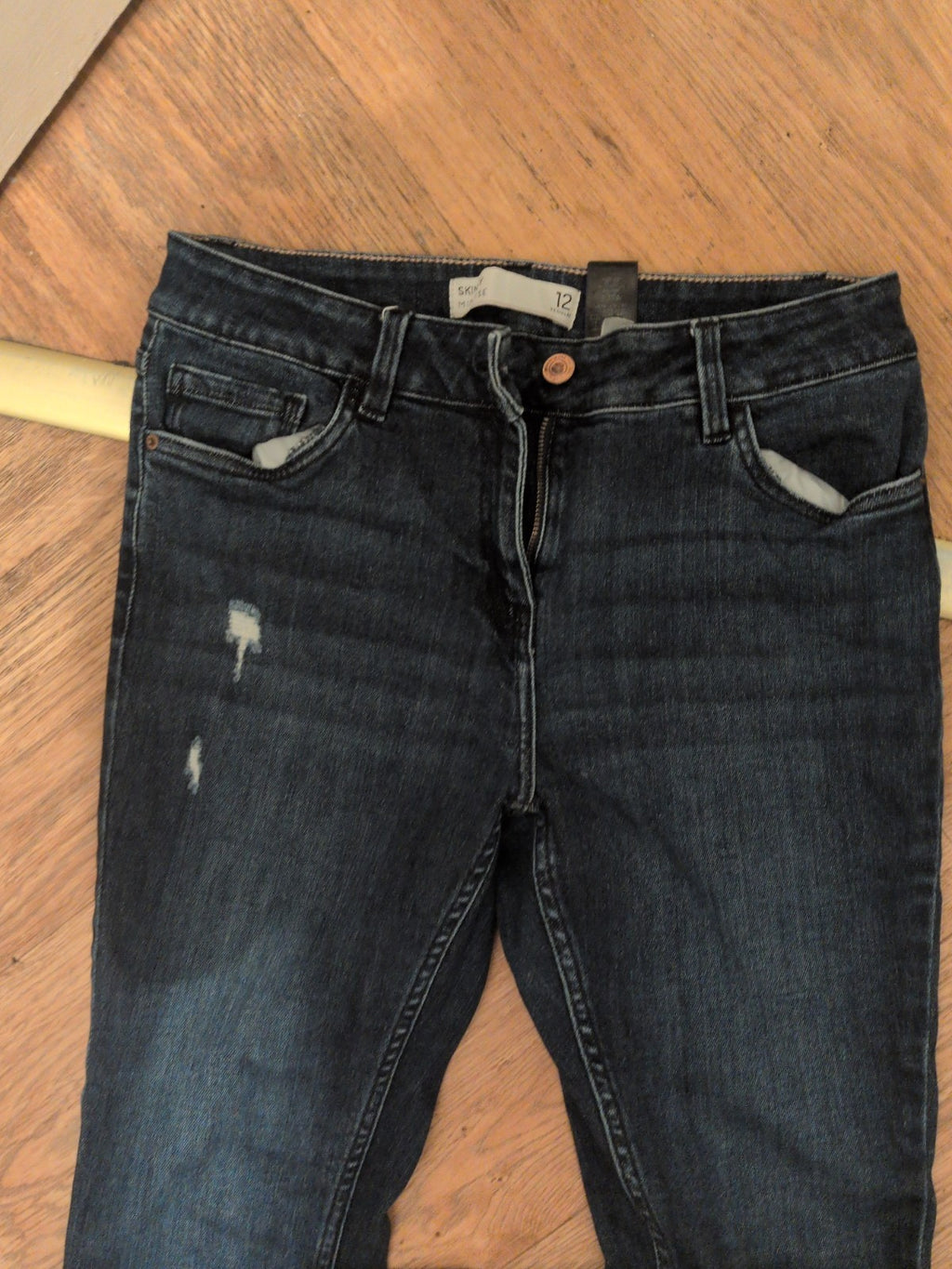 Ladies Next Size 12 Mid Rise Skinny Jeans