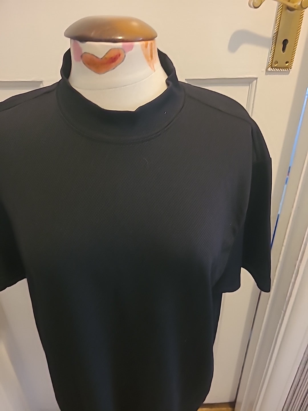 Mens Pga Tour Size XL Black Performance Short Sleeved Tshirt