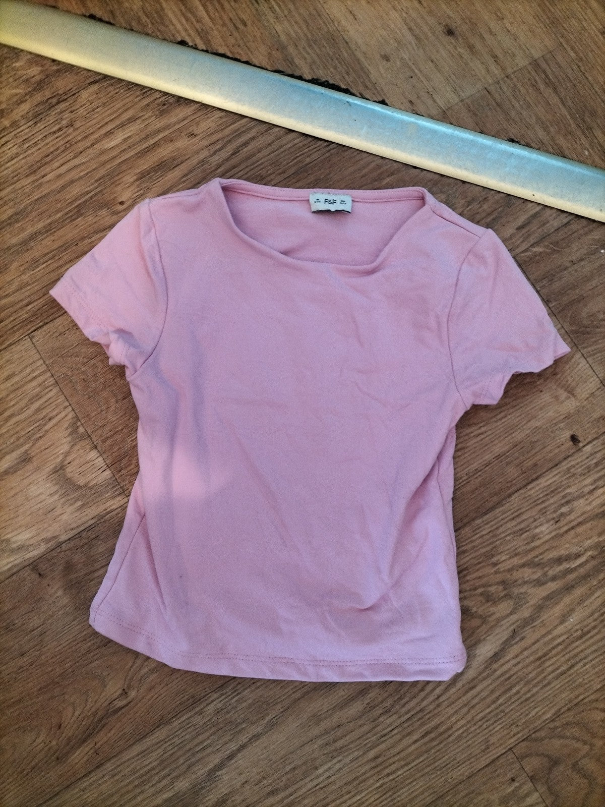 F&F 6-7 Years Pink Short Sleeve T-shirt