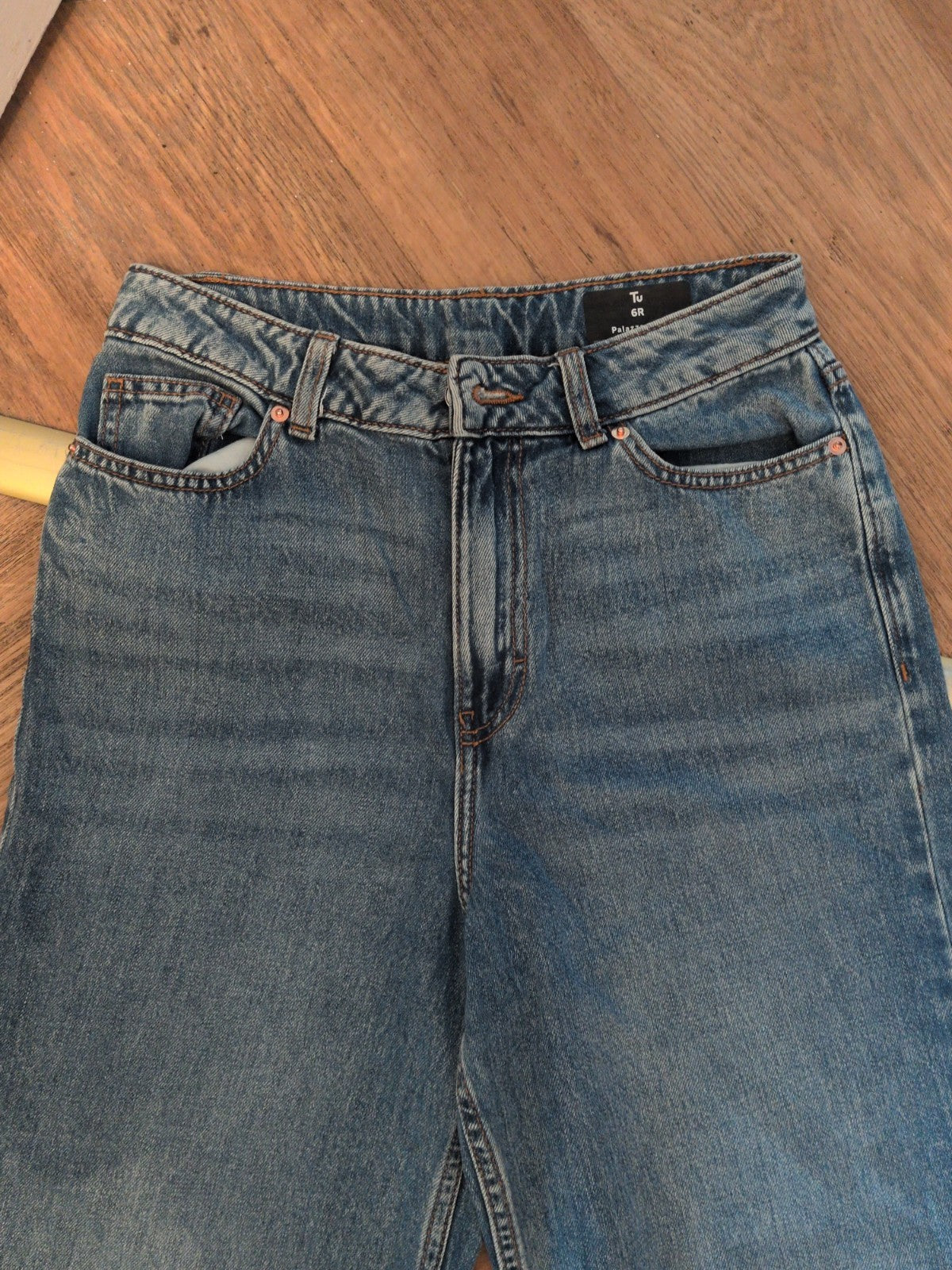 Ladies Tu 6R Palazzo Flare Denim Jeans