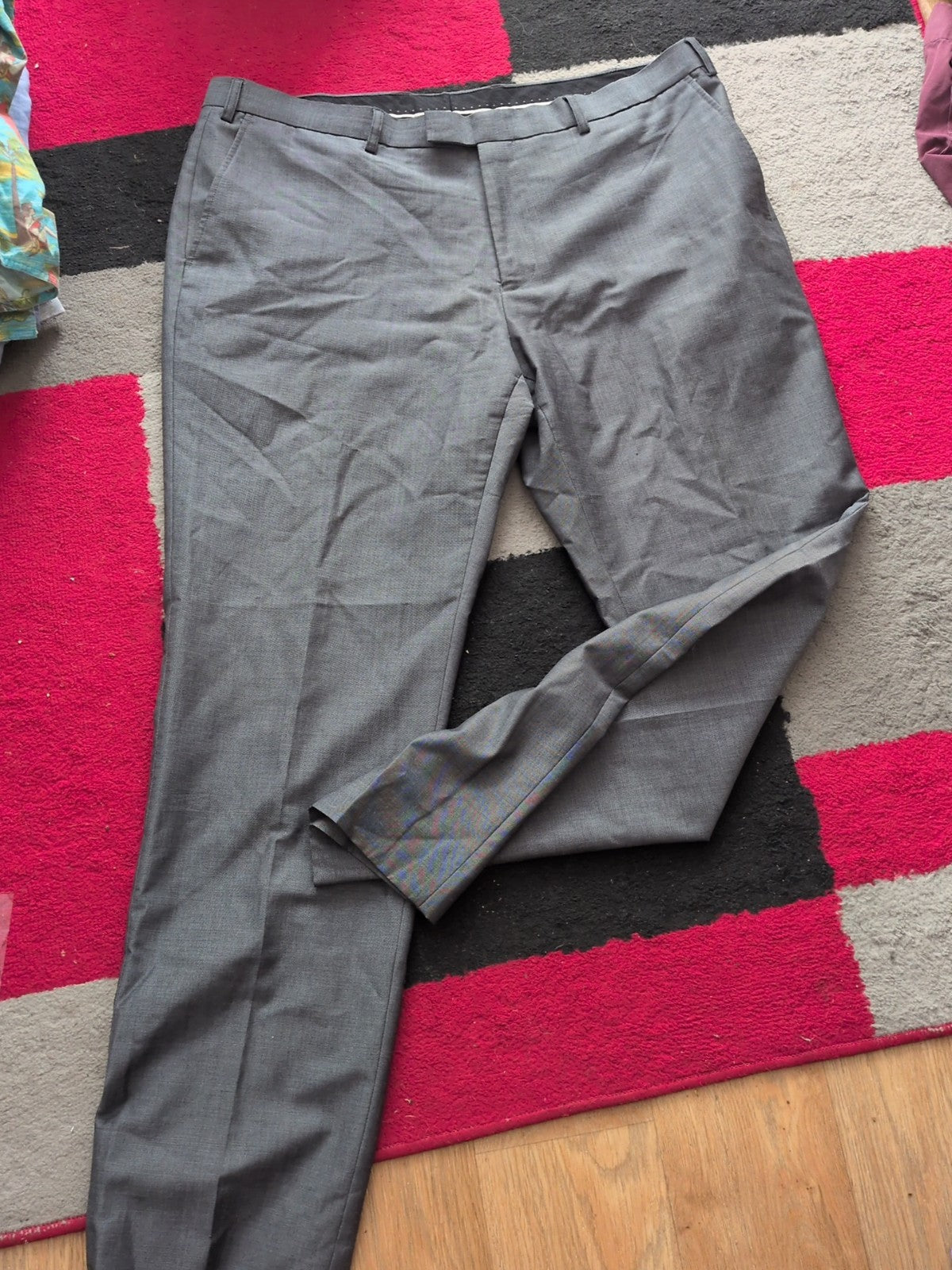 Moss 1851 44" Grey Trousers Smart