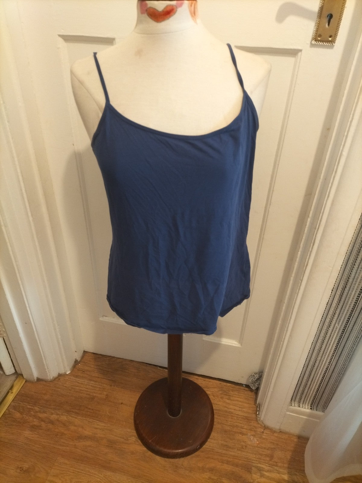 Ladies George Size 18 Navy Blue Sleeveless Blouse
