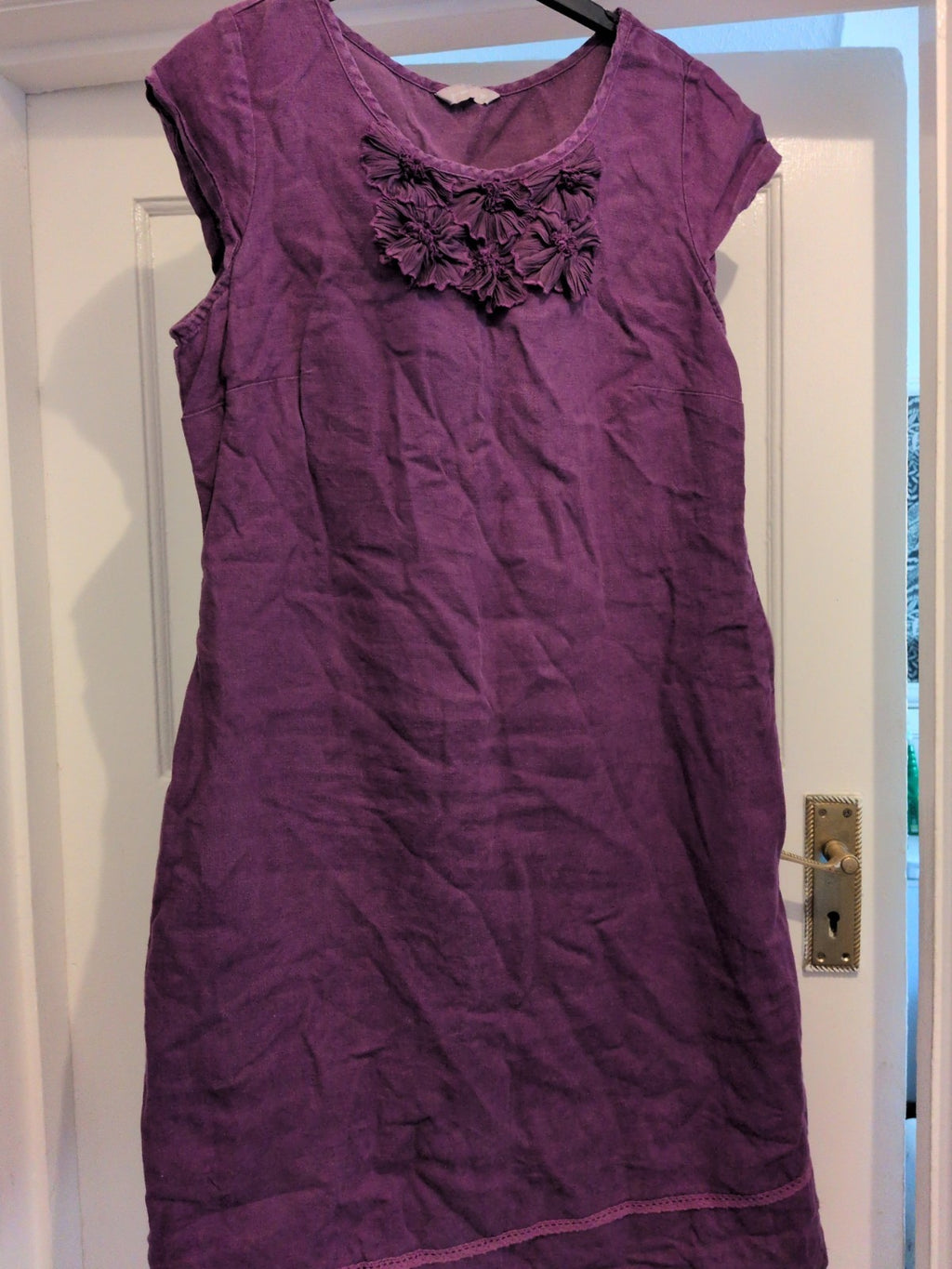 Per Una 14R Purple Sleeveless Dress Midi
