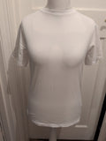 Medium Primark White T-shirt Short Sleeve Slim Fit