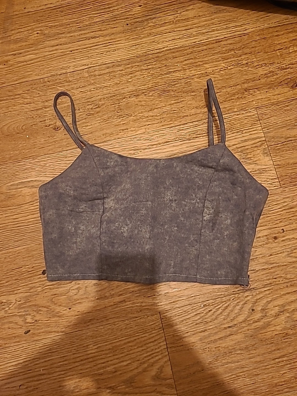 Ladies Size Small Grey Sleeveless Boob Tube Top