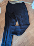Mens Premier Man Size 34W Navy Smart Trousers