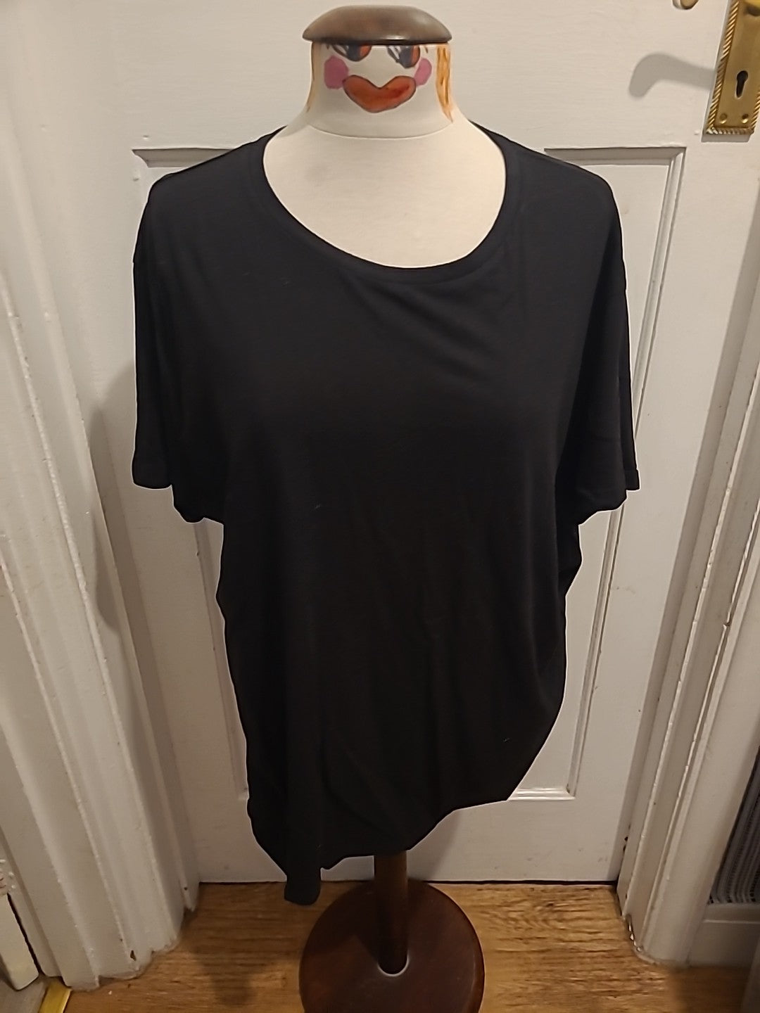 Mens Primark Size 2xl Reg Fit Black Short Sleeved Tshirt