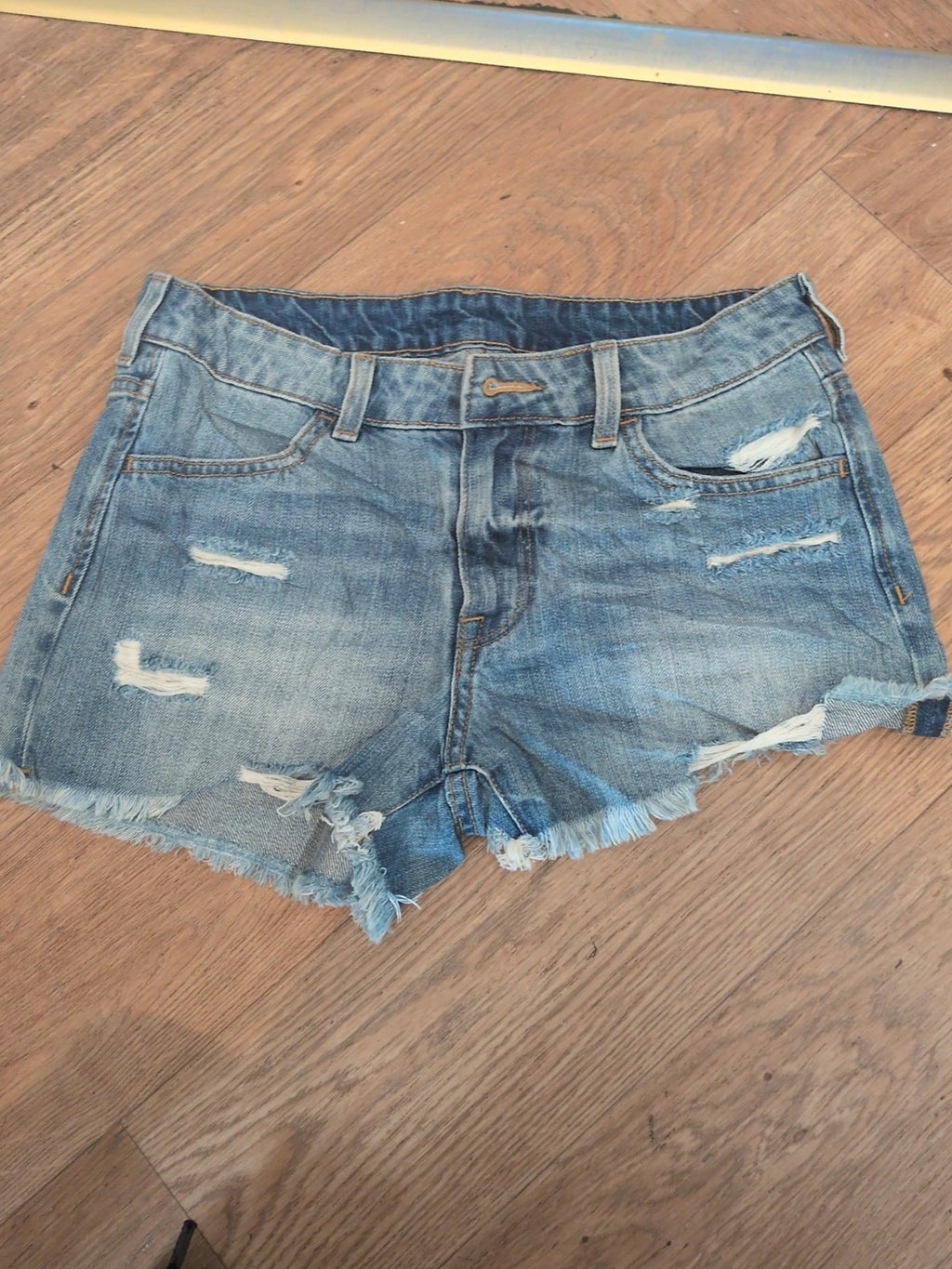 Ladies Size 8 Regular Waist denim Shorts