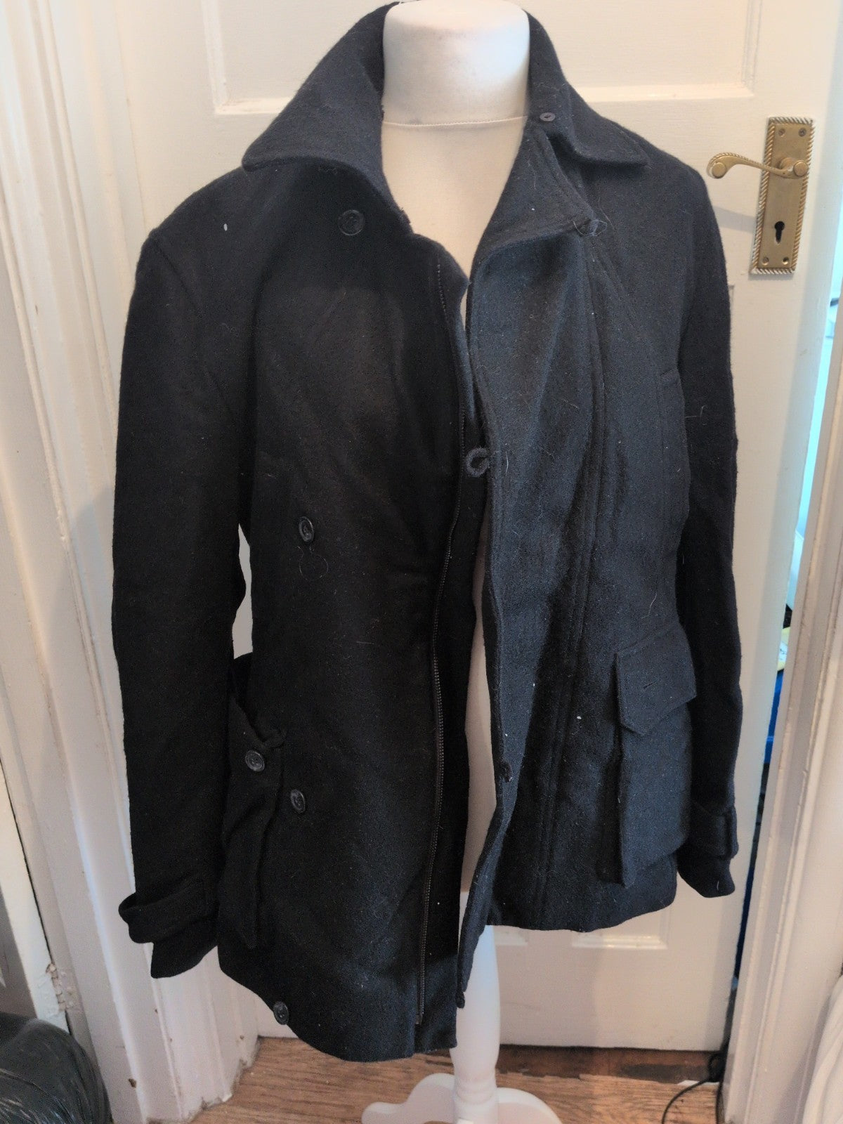 Monsoon Medium Black Lined Full Zip Jacket