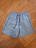 Mens Marks And Spencer Size Small Pale Blue Mesh Lined Shorts
