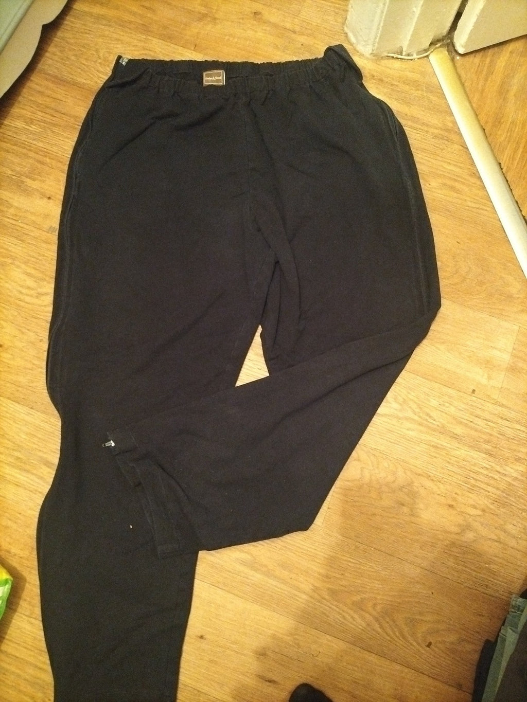 Ladies Evelyn & Wood Size 2XL Navy Elasticated Joggers
