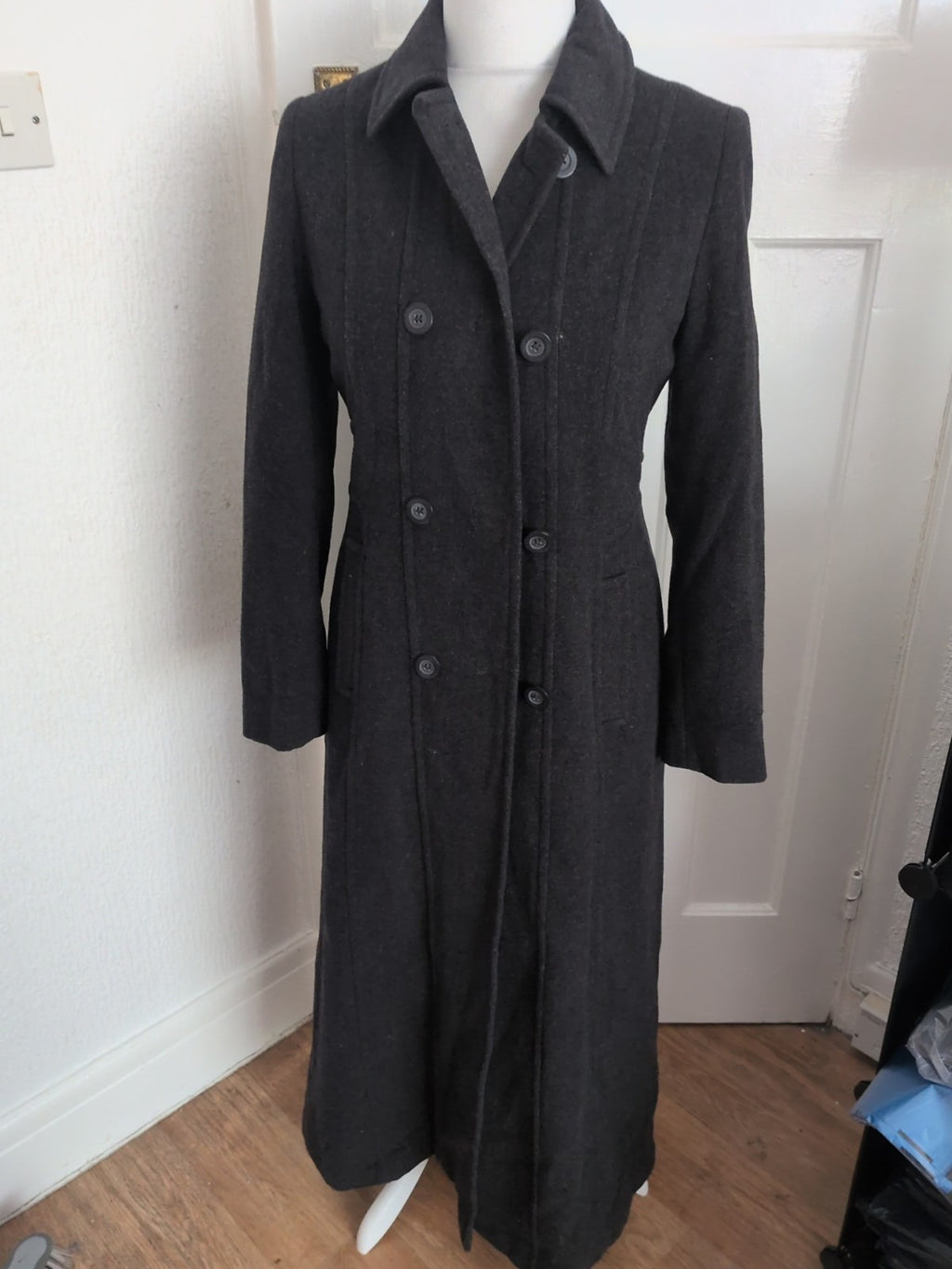 Platinum 10 Dark Grey Long Length Lined Jacket