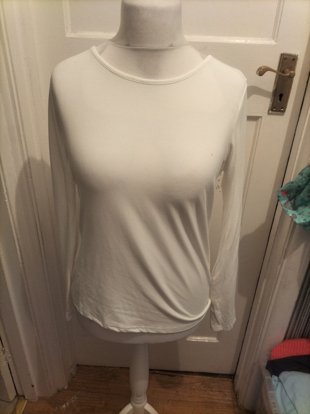 XL White Long Sleeve T-shirt