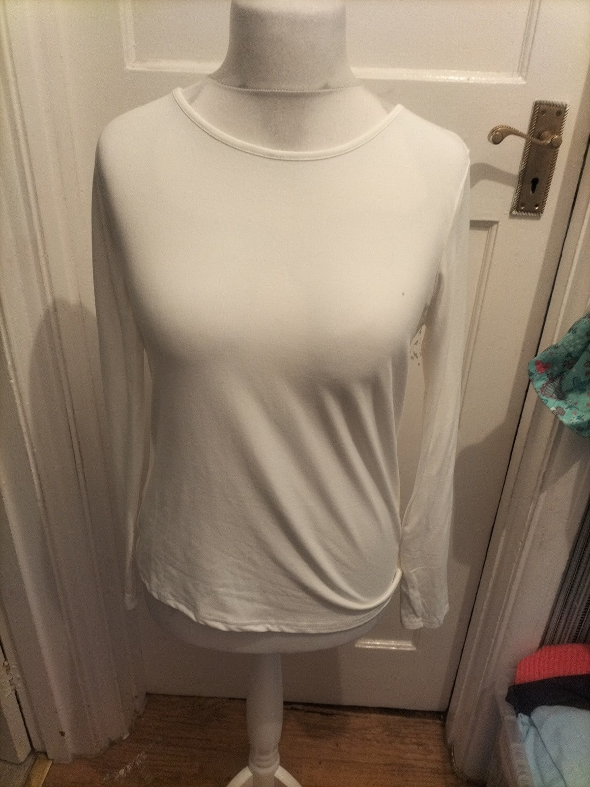 XL White Long Sleeve T-shirt