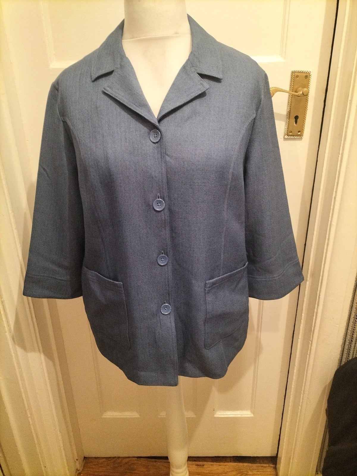 Ladies Honor Millburn Size 16-18 Navy Collared Blazer