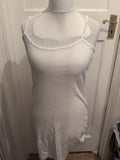 TU 14 White Sleeveless Pencil Dress