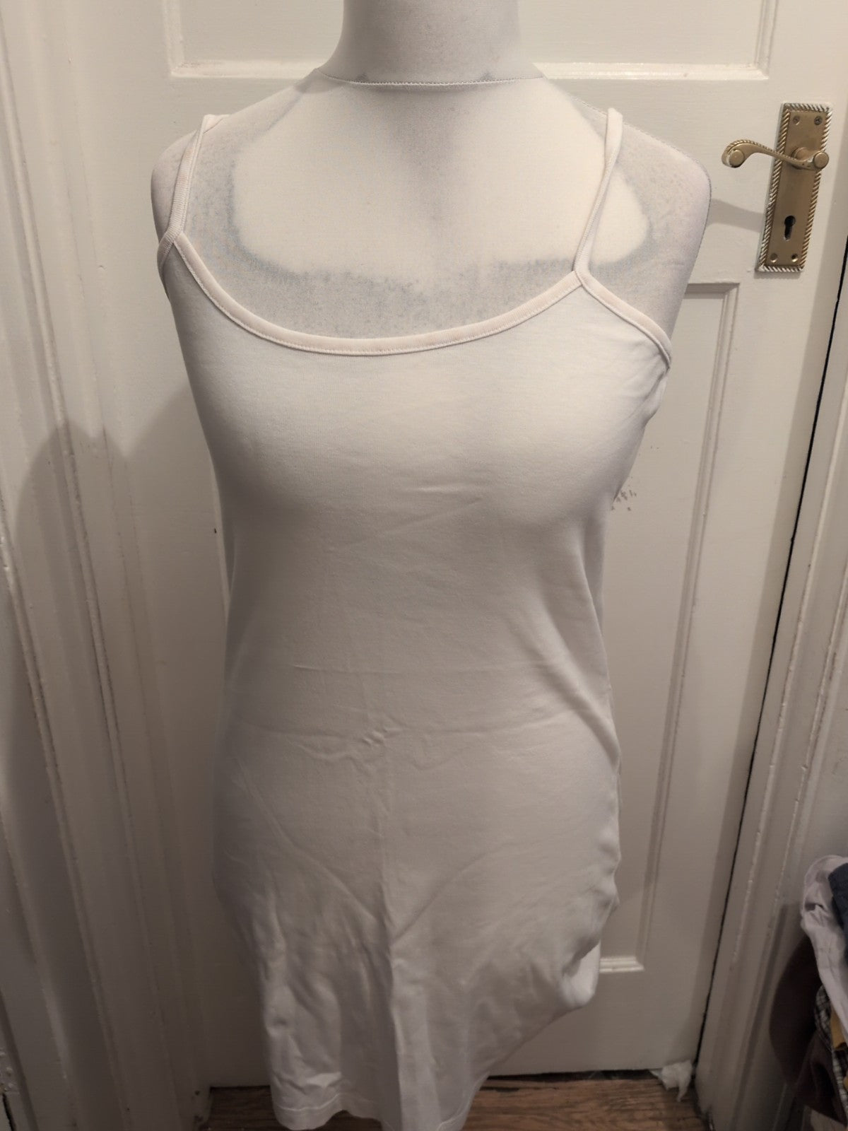 TU 14 White Sleeveless Pencil Dress