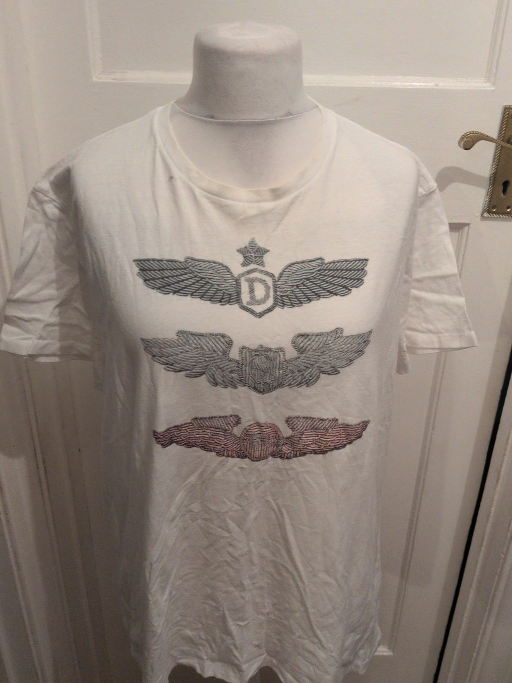 Ralph Lauren Large White Printed Short Sleeve T-shirt