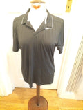 Mens Nike Golf Size Small Black Dri Fit Polo