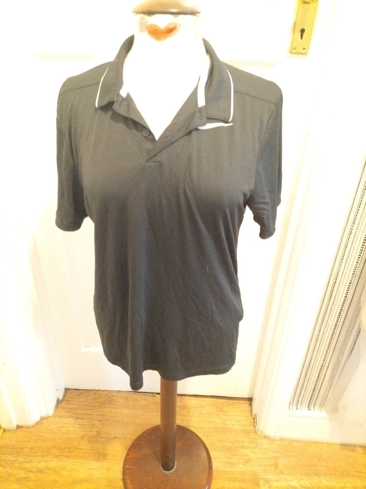 Mens Nike Golf Size Small Black Dri Fit Polo