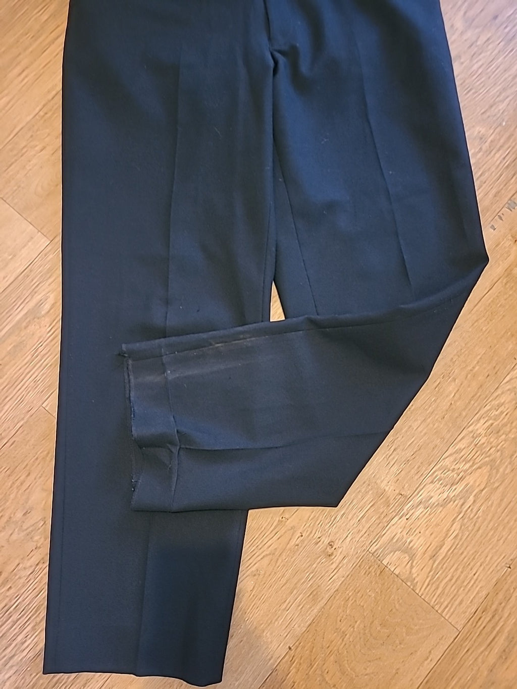 Mens BHS Size 36x31 Black Formal Dress Trousers Immaculate