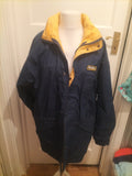 Peter Storm Large Navy And Yellow Breathable Coat