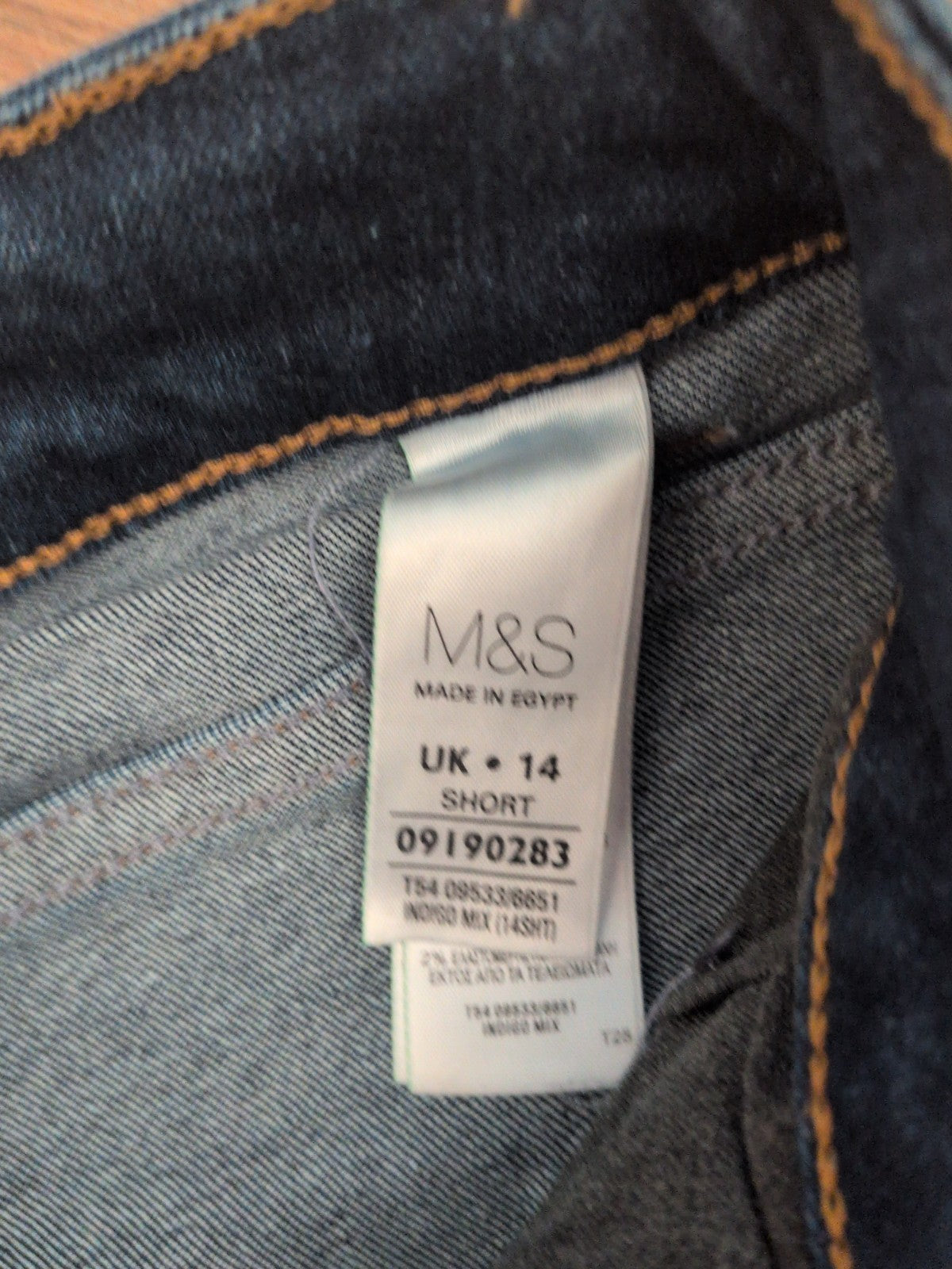 Marks And Spencer 14 Short "Lana" Skinny Jeans