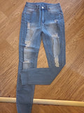 Ladies Shein Size Small Denim Ripped Jeans