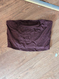 Shein 14 Years Brown Boob Tube