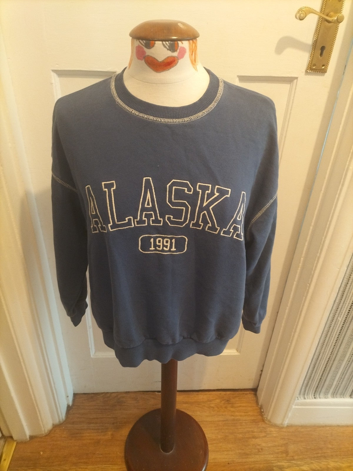 Girls Pacific Republic Size Small Navy Alaska Jumper