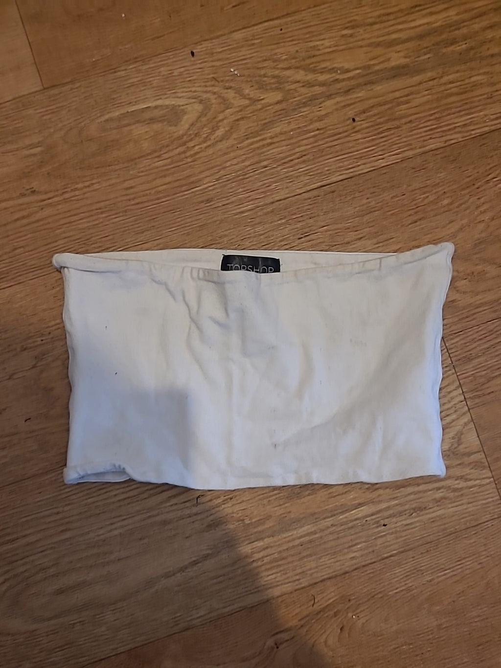 Ladies Topshop Size 8 White Boob Tube