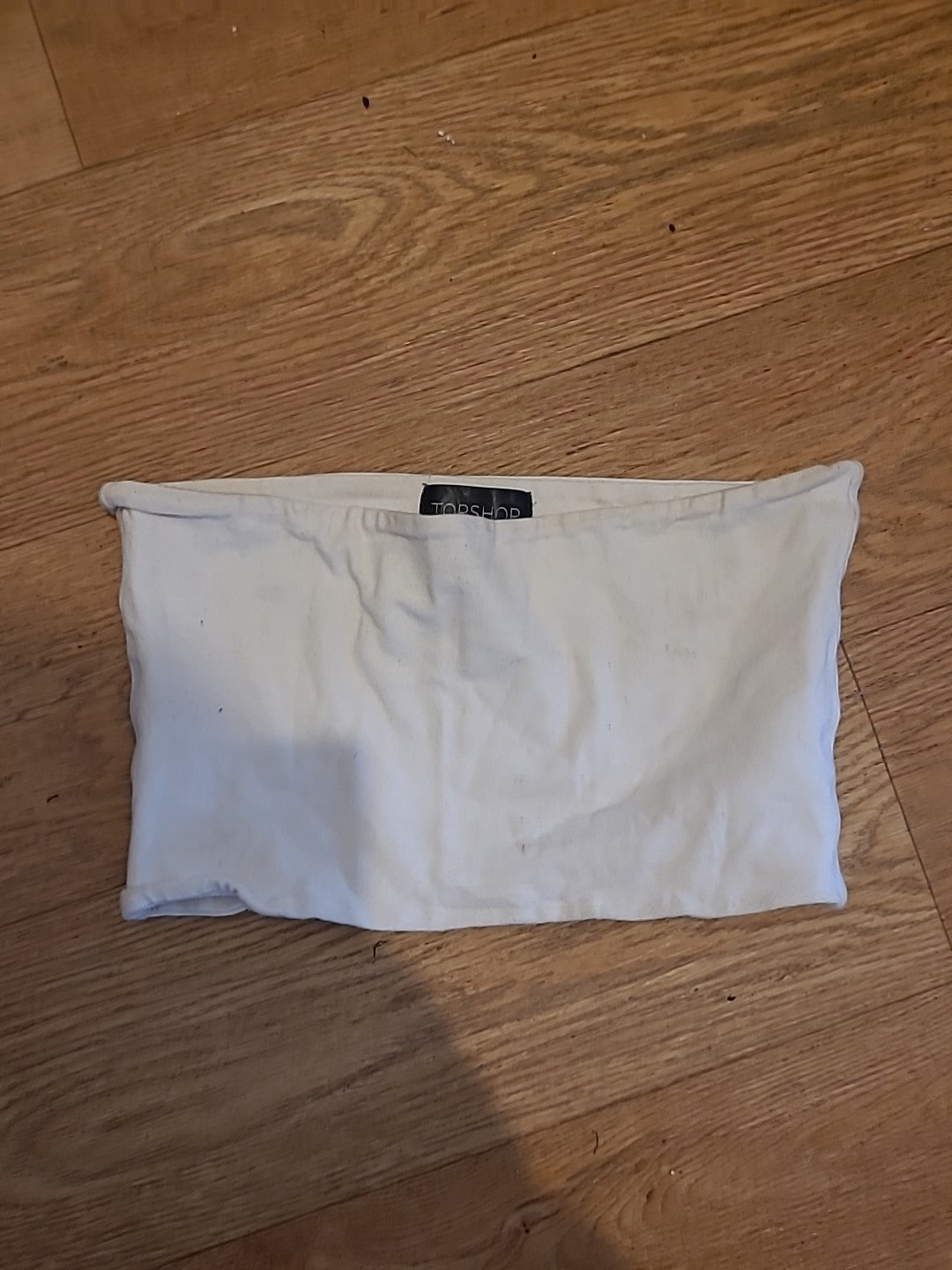 Ladies Topshop Size 8 White Boob Tube