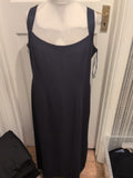 Ladies Windsmoor Size 18 Navy Lined Sleeveless Dress