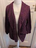 S21 Originals 18 Purple Flecked Cardigan