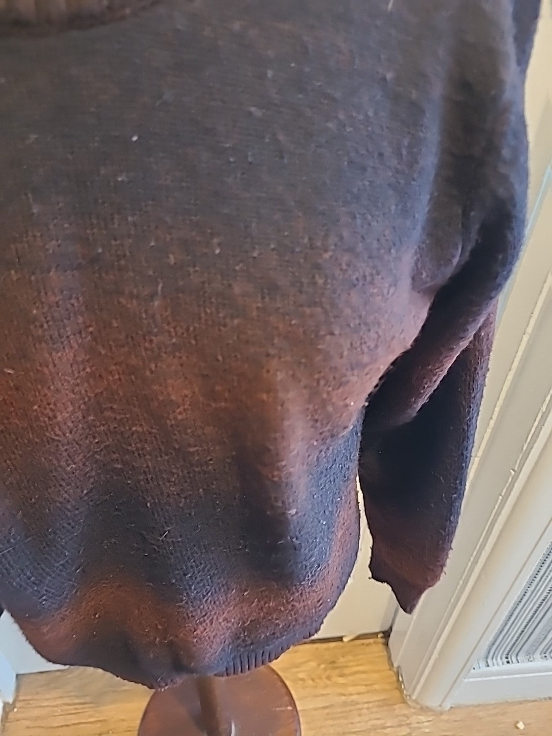 Mens Marks And Spencer Size Small Regular Navy Purple Long Sleeved Pullover...