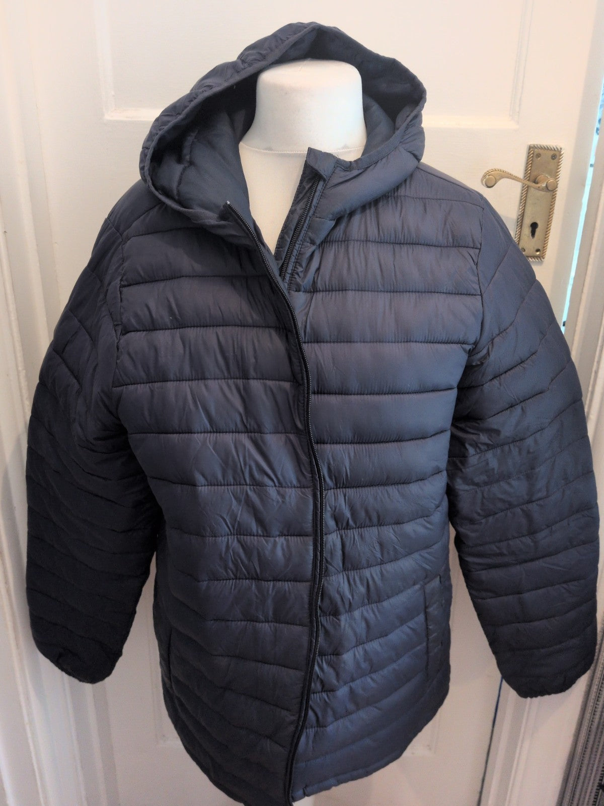 Livergy 46" Navy Long Sleeve Puffer Full Zip