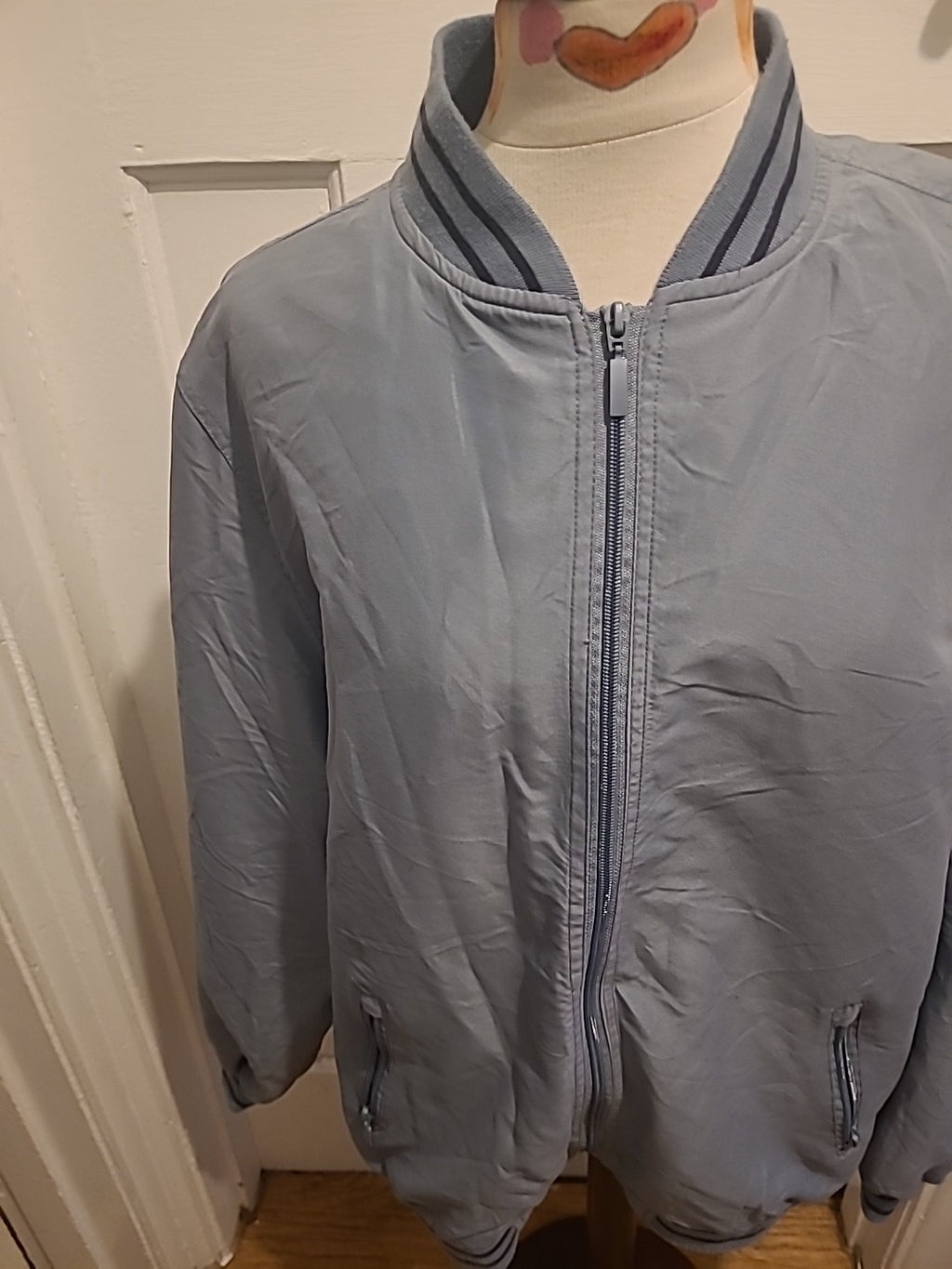 Mens Pegasus Size Small Grey Lined Long Sleeved Jacket
