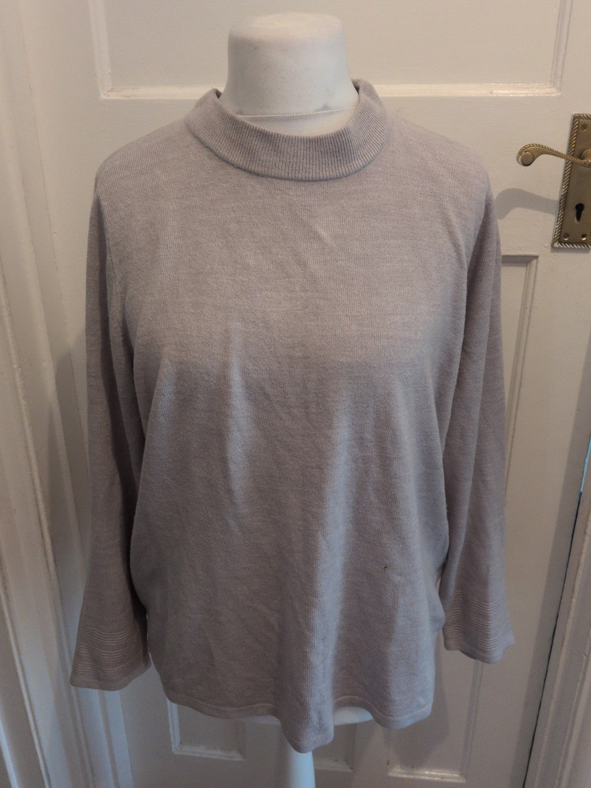 Marks And Spencer 16 Silver Grey Pullover Jumper
