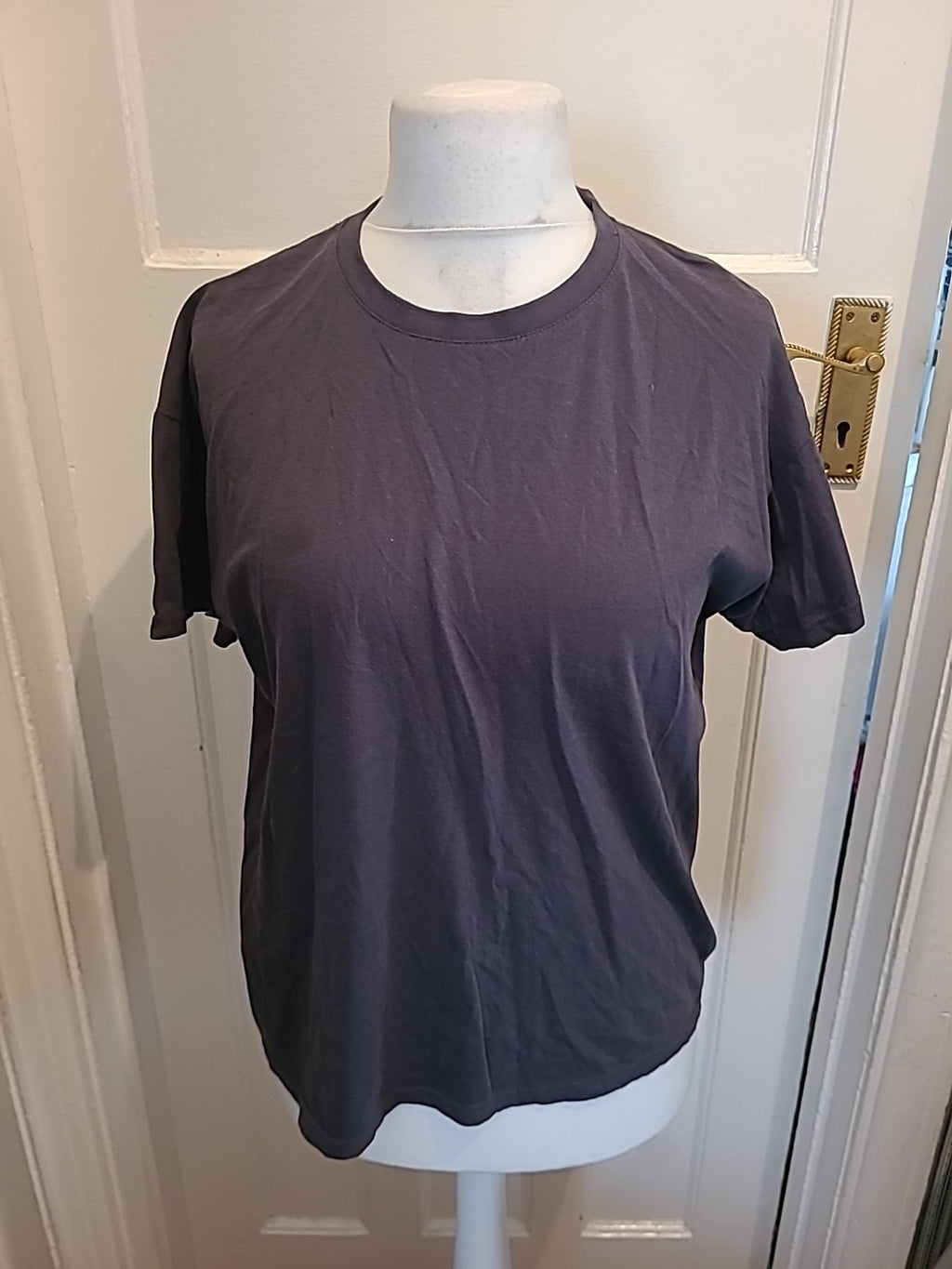 Mens B&C Size M Charcoal Short Sleeved Tshirt