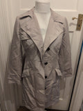 M&S Woman 10 Cream Oatmeal Lined Jacket