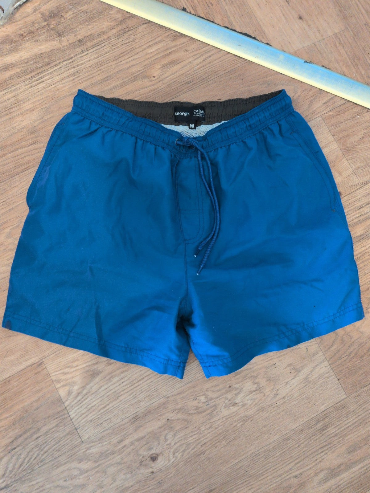 George Casual Medium Elasticated Blue Swim Shorts
