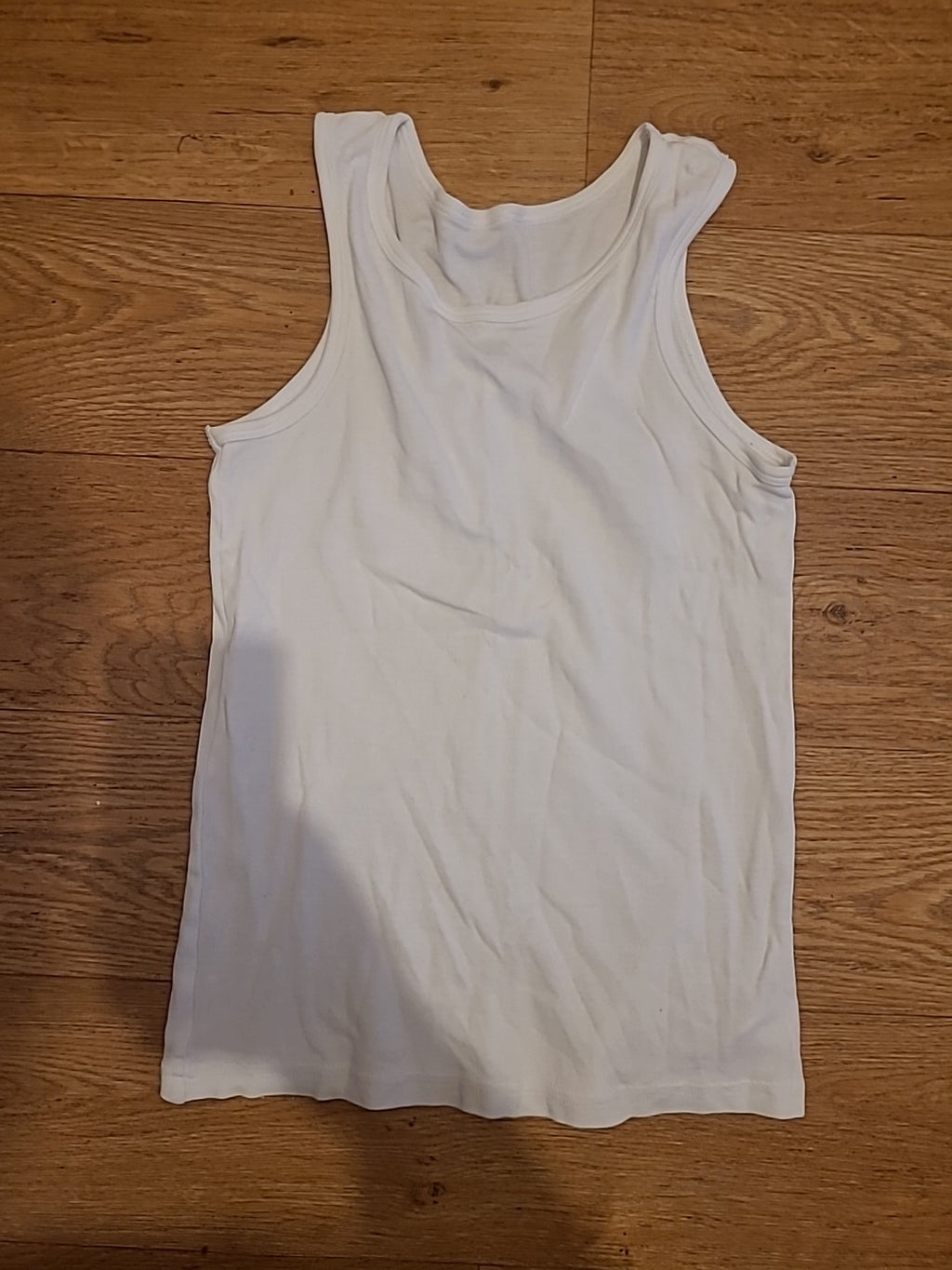 Unisex F&F Age 11-12 Years White Vest Tank Top