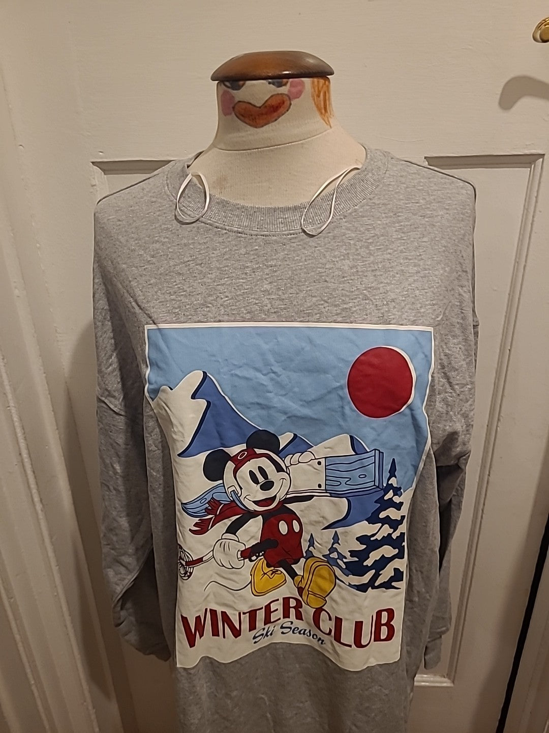 Ladies H&M Size Small Mickey Mouse Jumper Dress