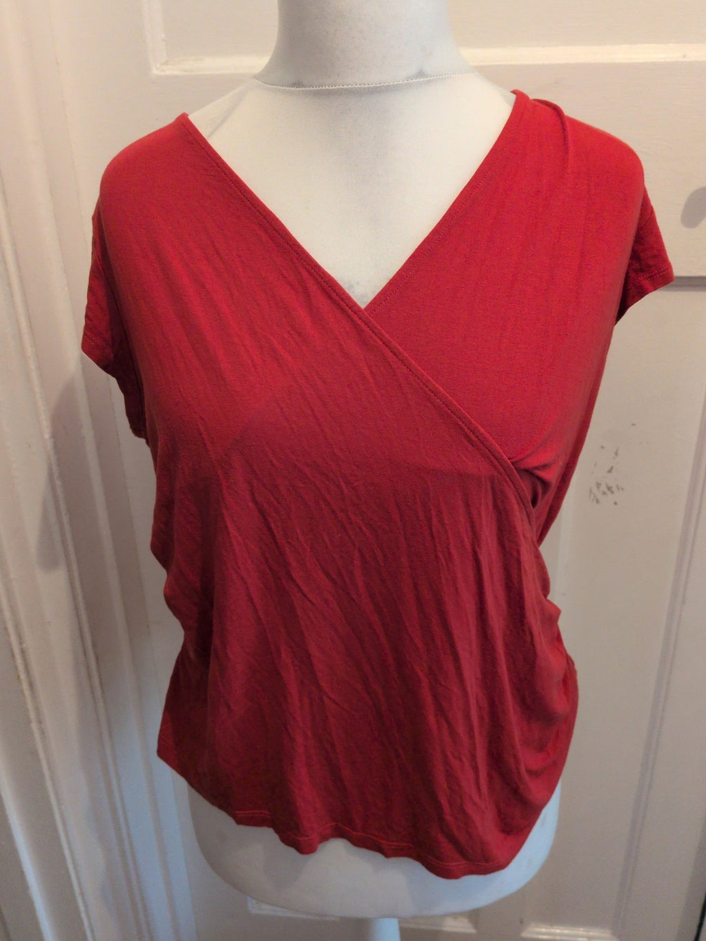 Petite Collection 18P Burnt Orange Short Sleeve Blouse