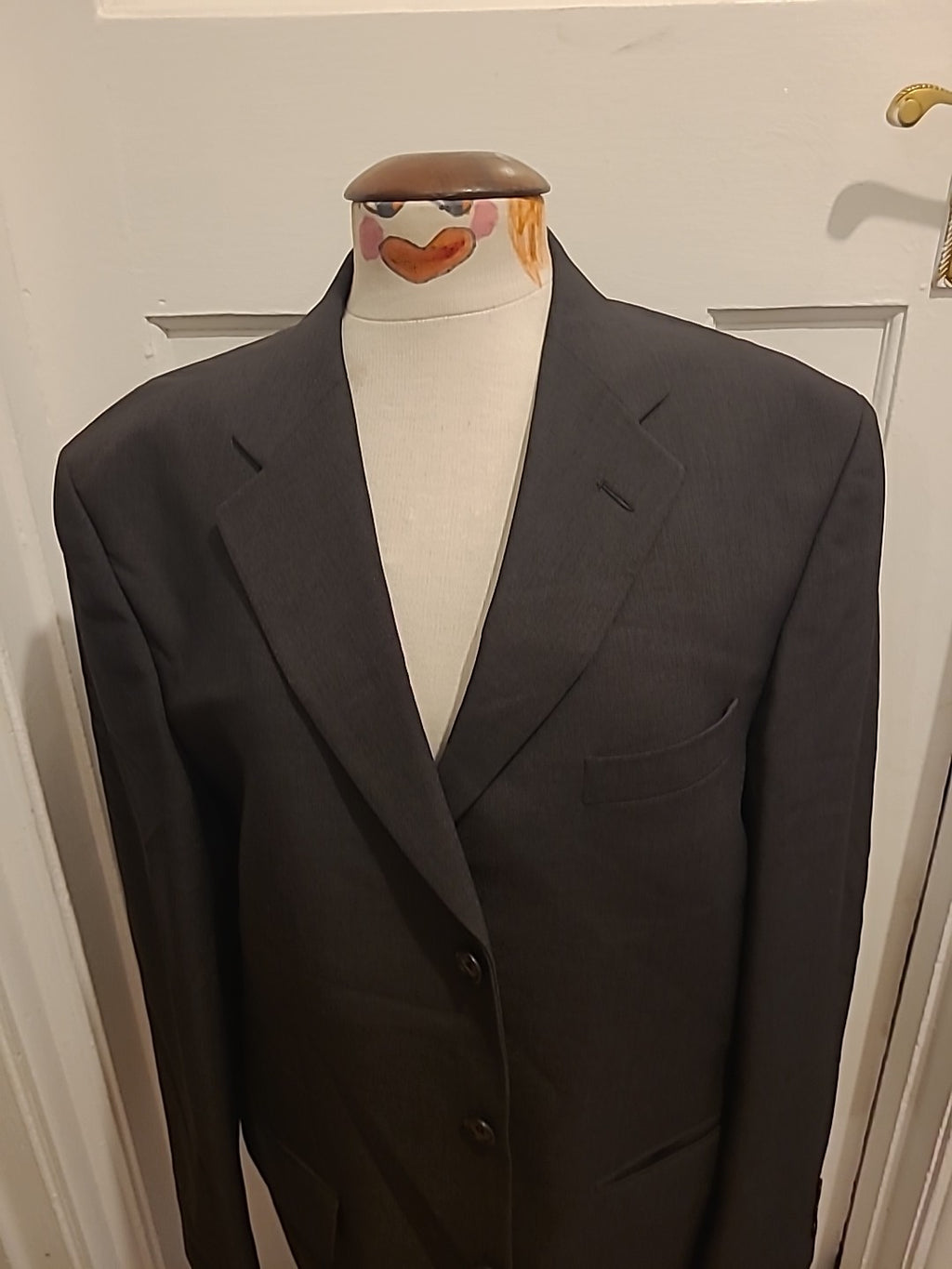Mens Greenwoods Classic 42 Regular Black/ Brown Padded Blazee