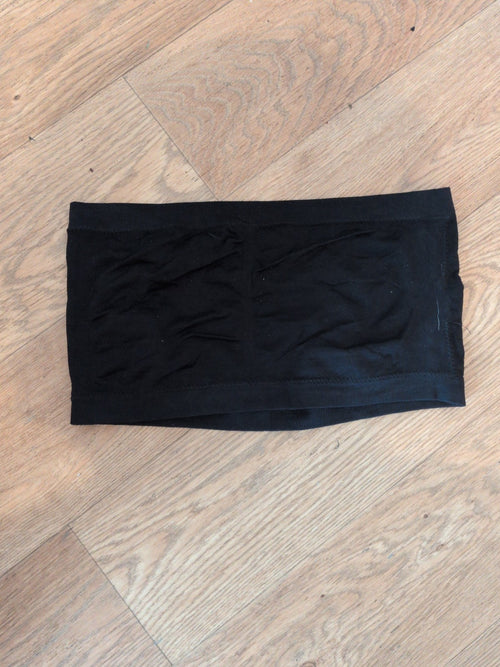 3XL Black Boob Tube Bra