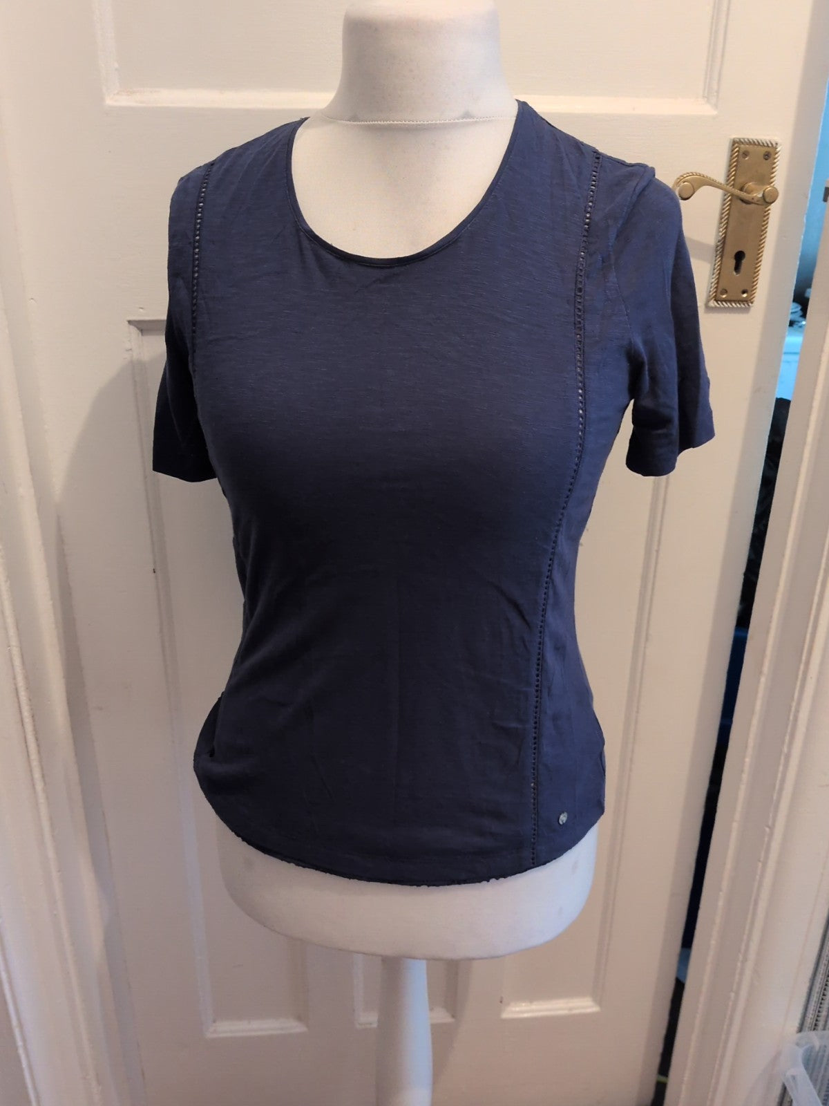 Gerry Weber Causal 10 Navy Short Sleeve Blouse T-shirt